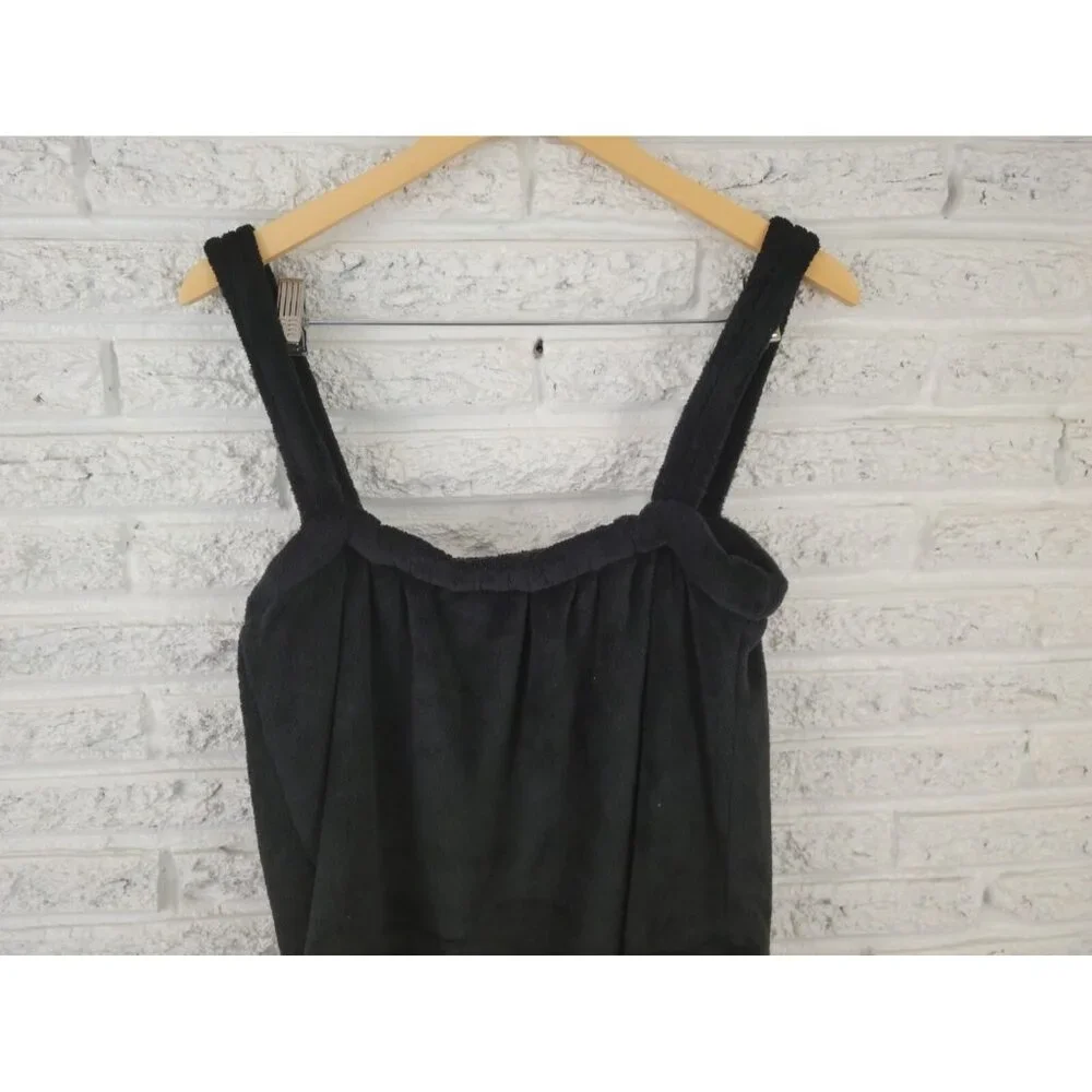 Just Love Swim Cover Up Women 2X Black Cotton Blend Mini Wrap Beach Pool SWE61E